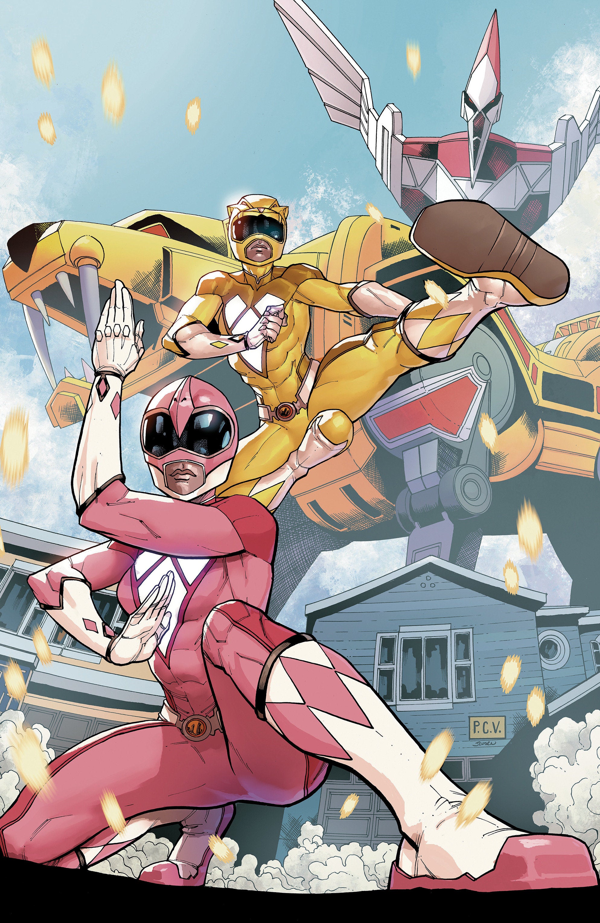 Mighty Morphin Power Rangers (2026) #3 F 1:10 Ratio Variant Edition Foil Variant (Full Art, Foil, Sevy)