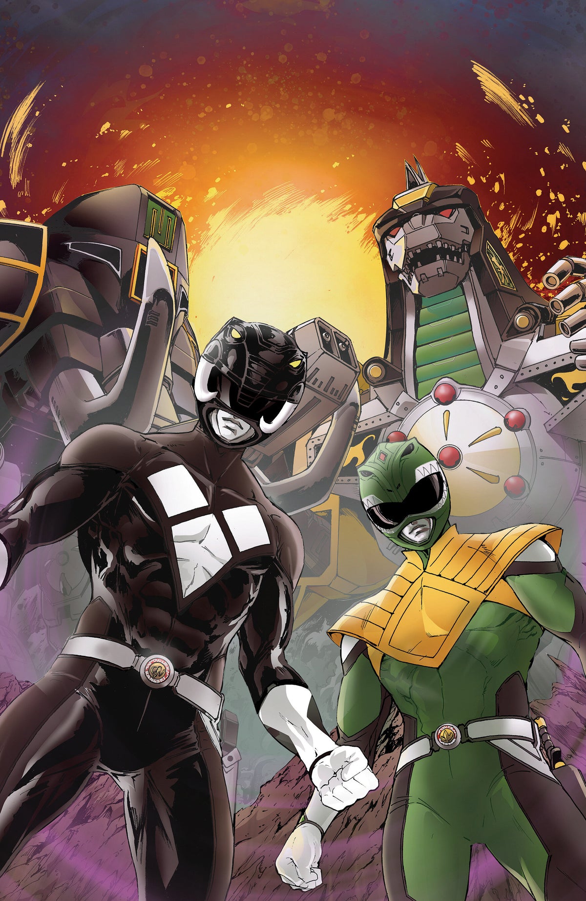 Mighty Morphin Power Rangers (2026) #5 F Variant Edition Foil 1:10 Ratio Variant (Full Art, Foil, Griffith)