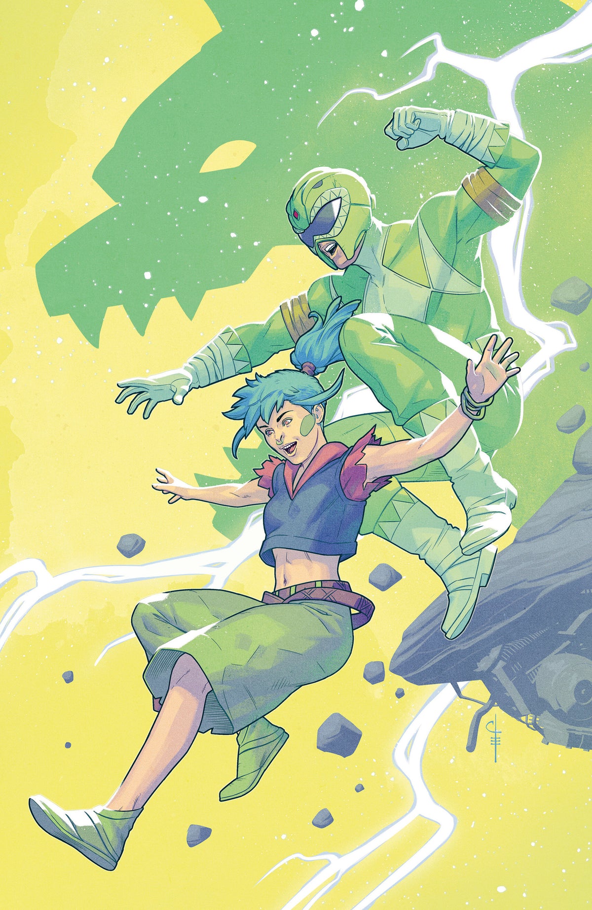 Power Rangers Green #2 F 1:20 Ratio Variant Edition Variant (Full Art, Evenhuis)