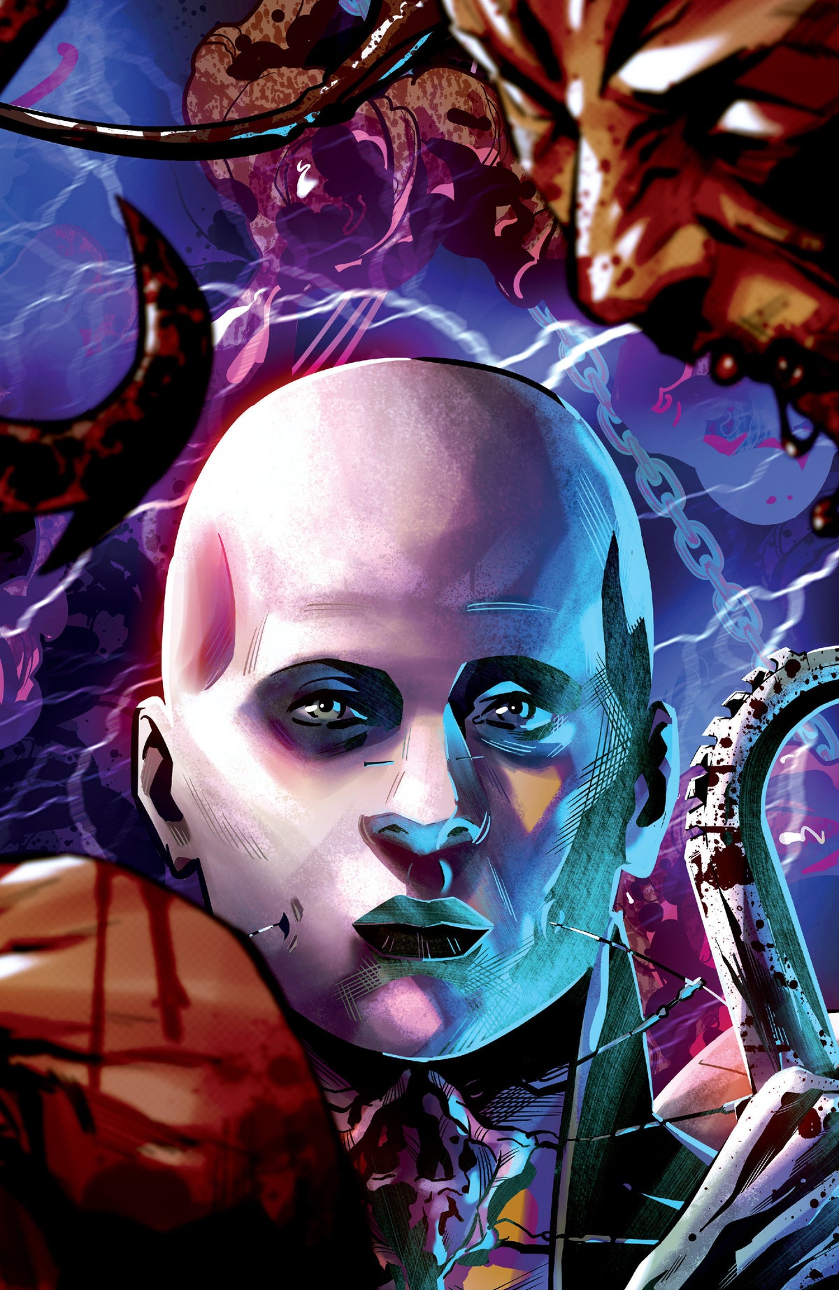 Hellraiser: Resurrections The Deep Gospel #1 D 1:10 Ratio Variant Edition (Full Art, Sabbatini)