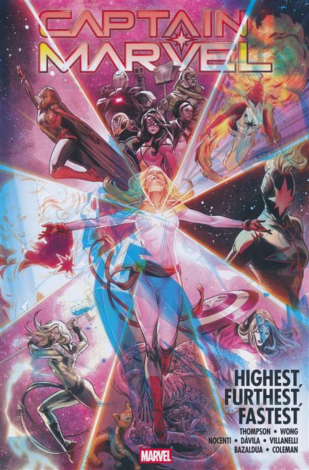 Captain Marvel: Highest, Furthest, Fastest Omnibus Carmen Carnero Cover HC