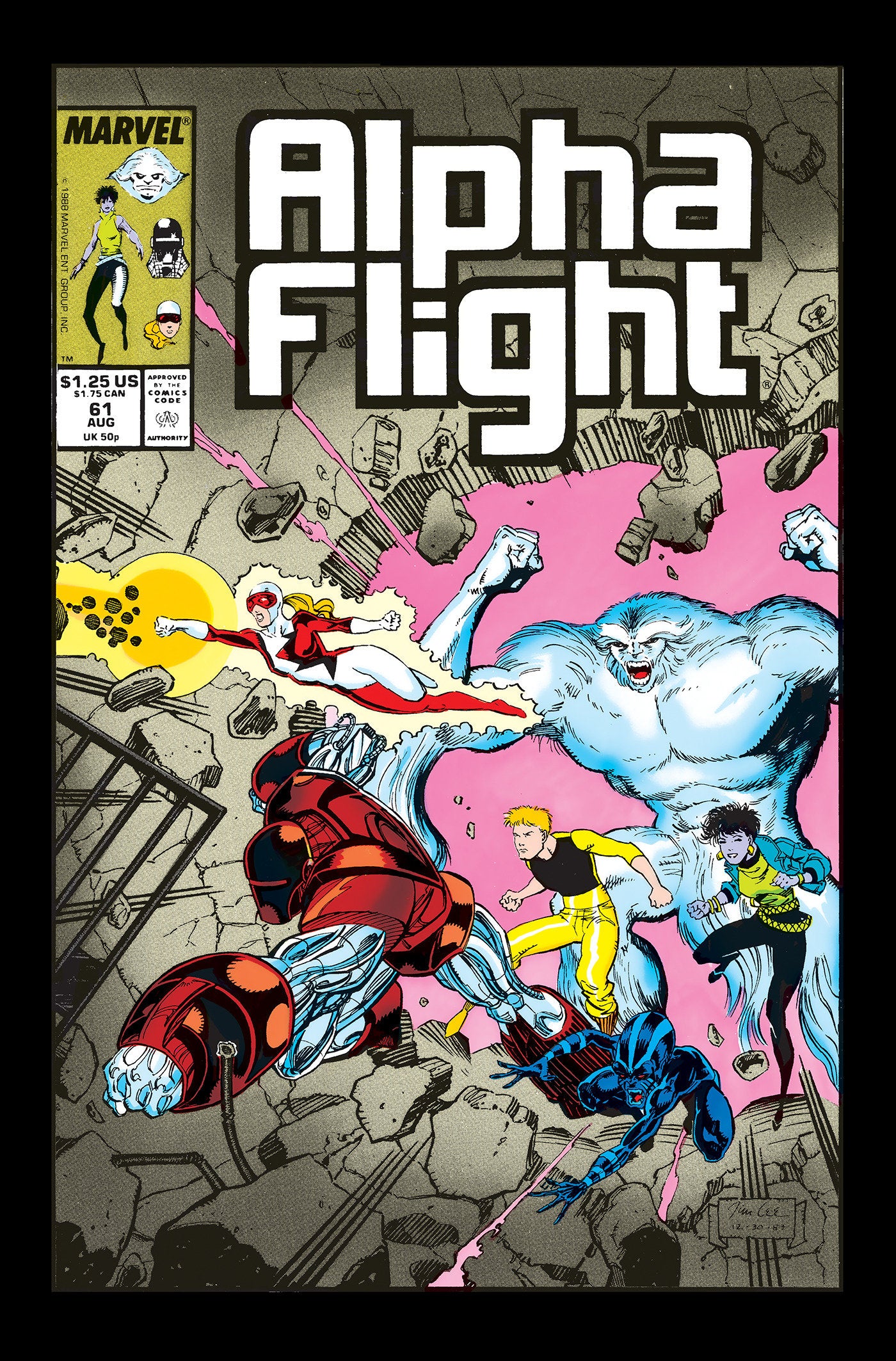 Alpha Flight By Mantlo & Lee Omnibus Jim Lee Cover HC *PRE-ORDER*