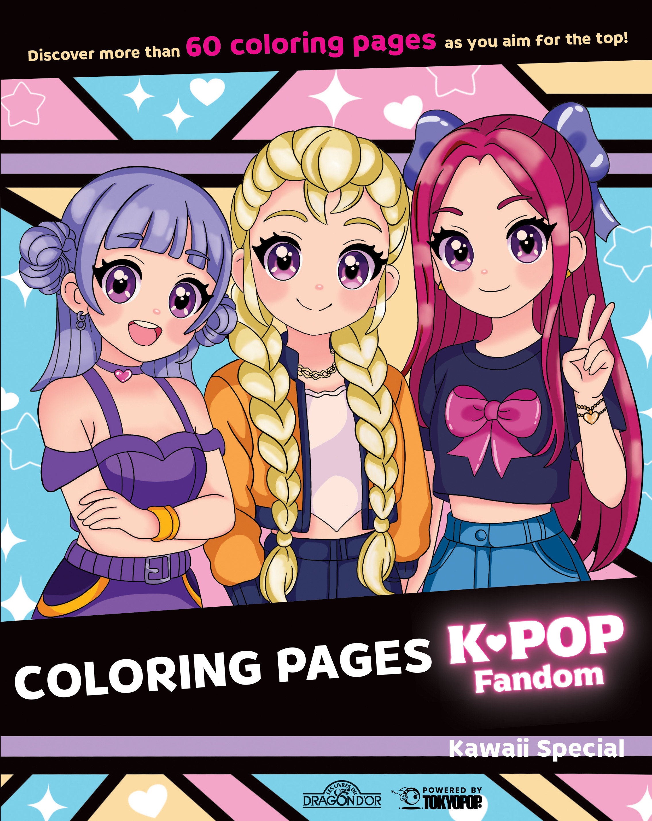 K-Pop Fandom Coloring Pages: Kawaii Special *PRE-ORDER*