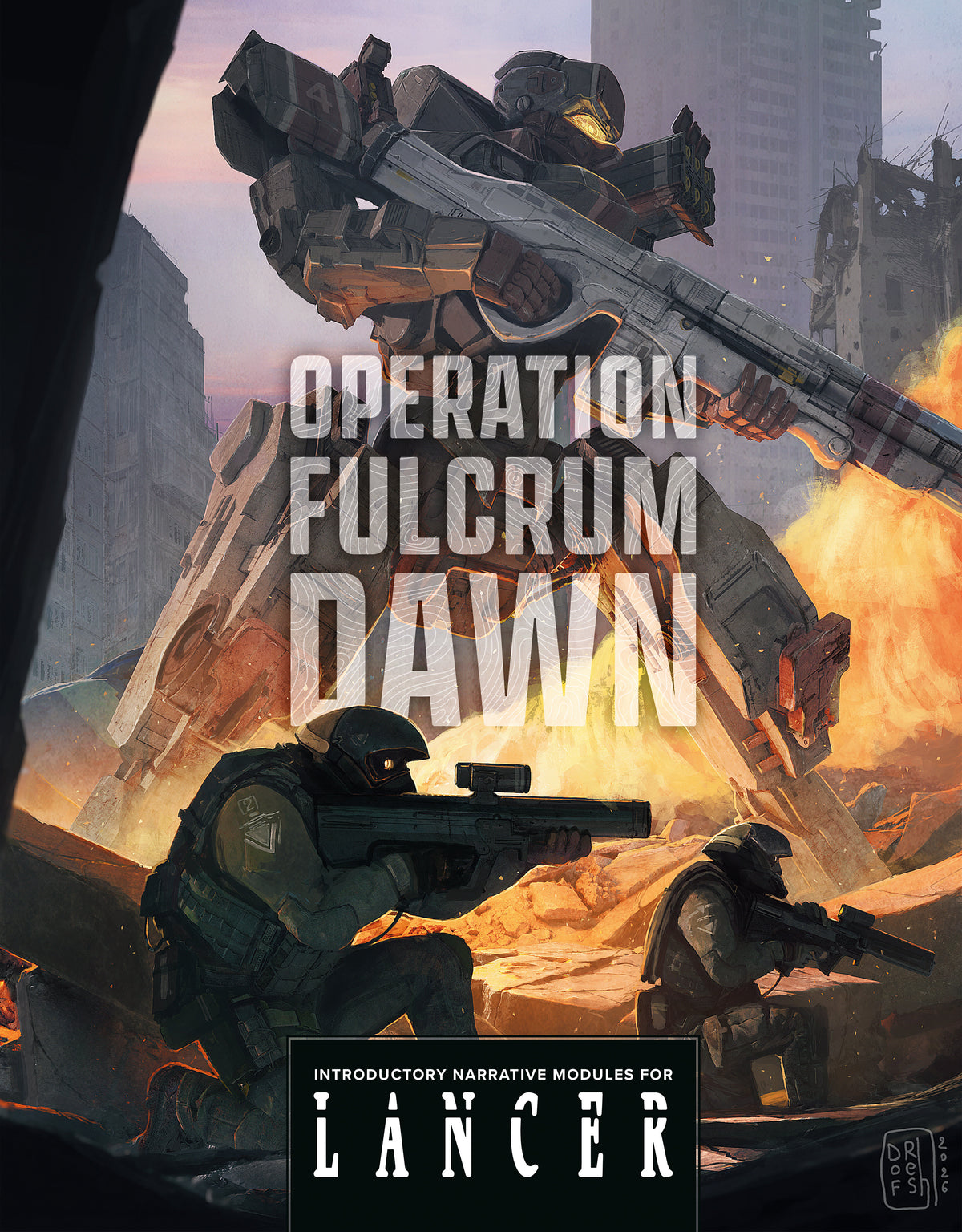 Operation Fulcrum Dawn: Introductory Narrative Modules For Lancer HC *PRE-ORDER*