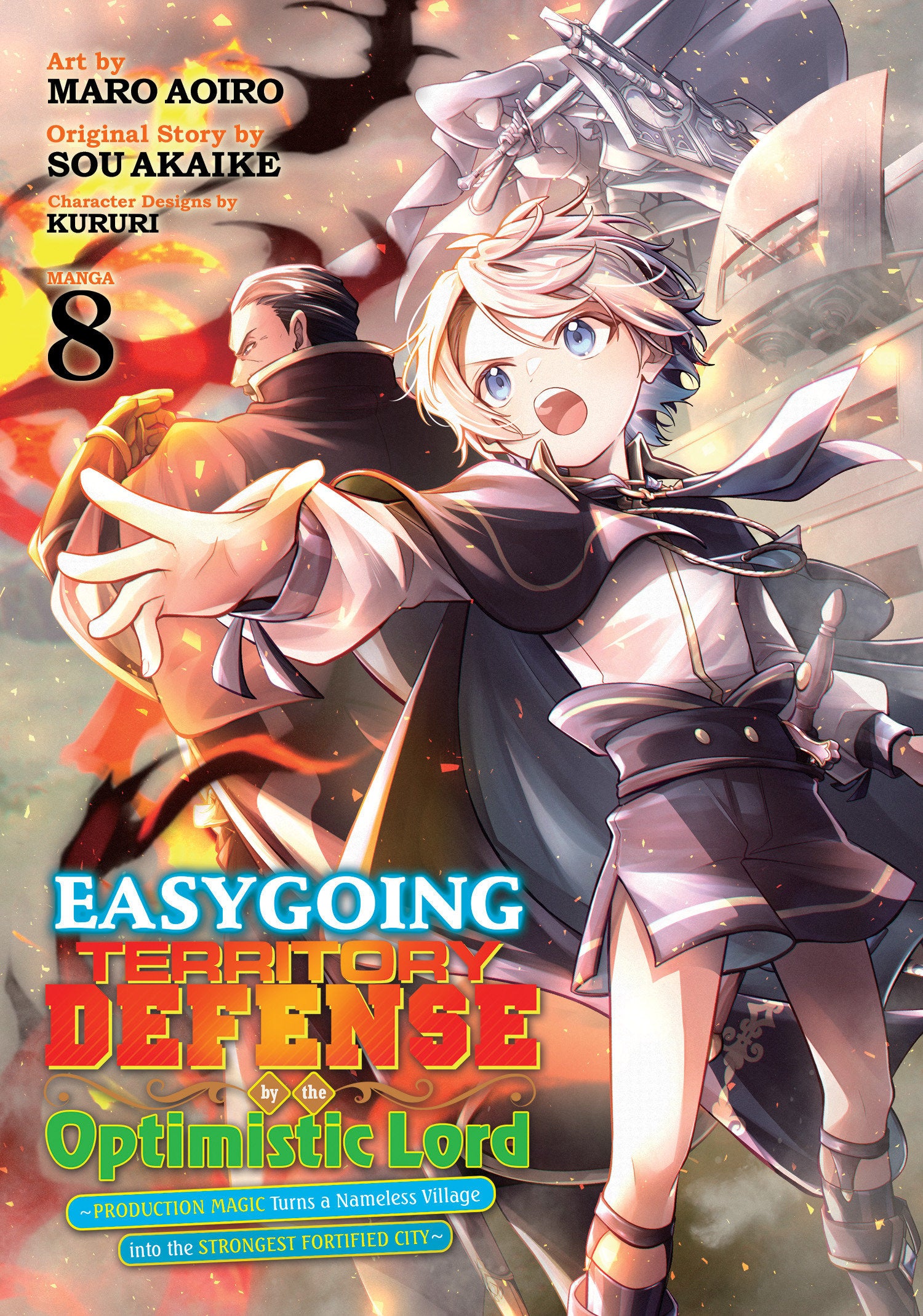 Easygoing Territory Defense By The Optimistic Lord: Production Magic Turns A Nameless Village Into The Strongest Fortified City (Manga) Vol. 8 *PRE-ORDER*