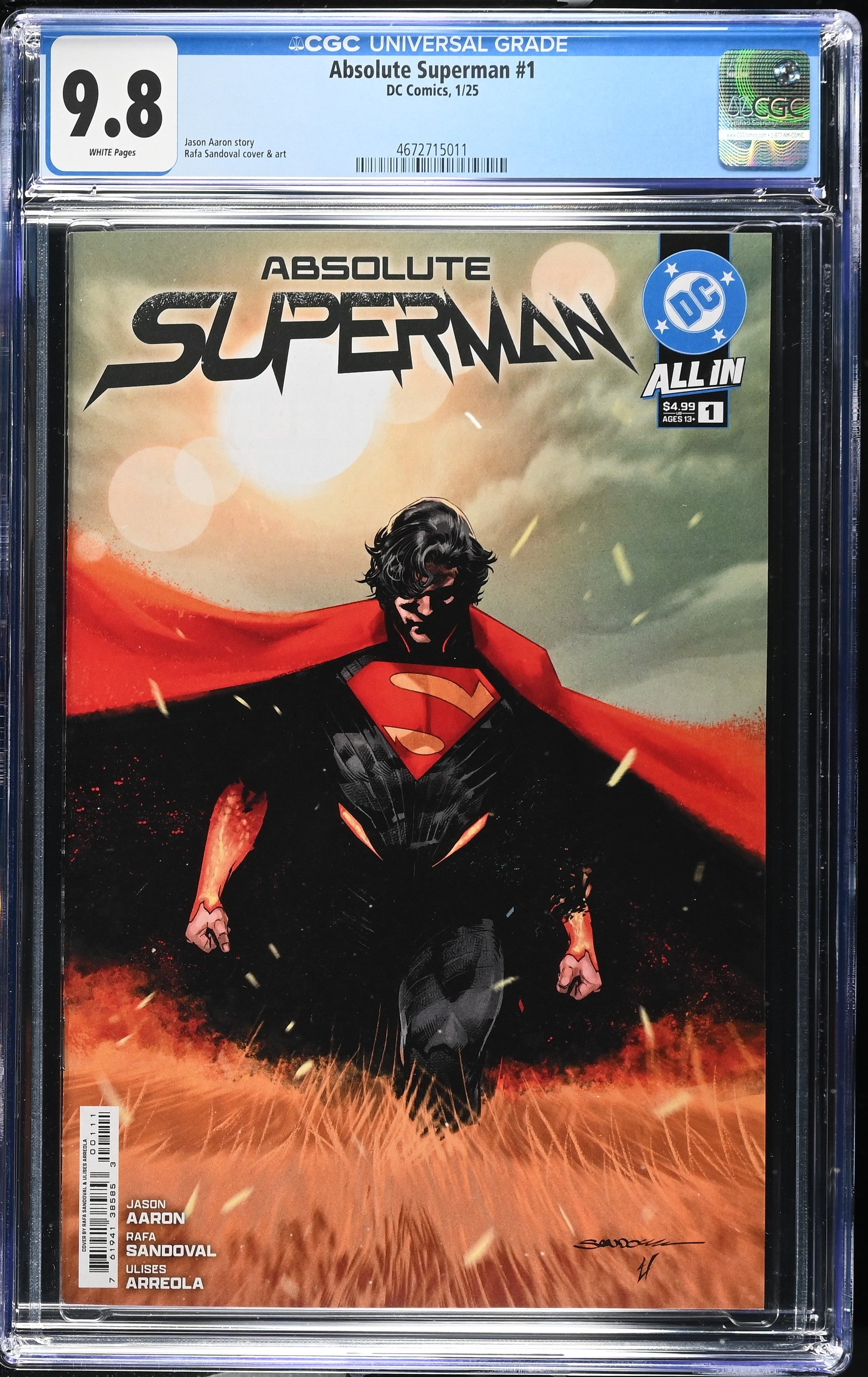 Absolute Superman #1 CGC 9.8