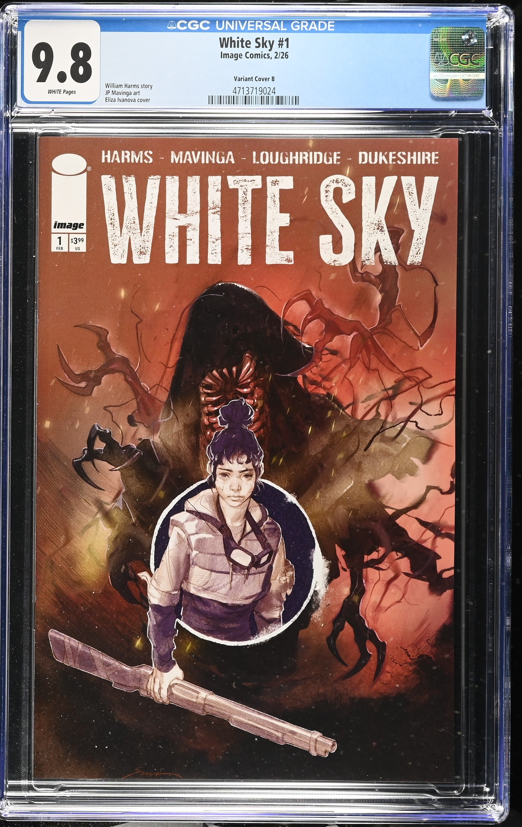 White Sky #1 Cover B CGC 9.8