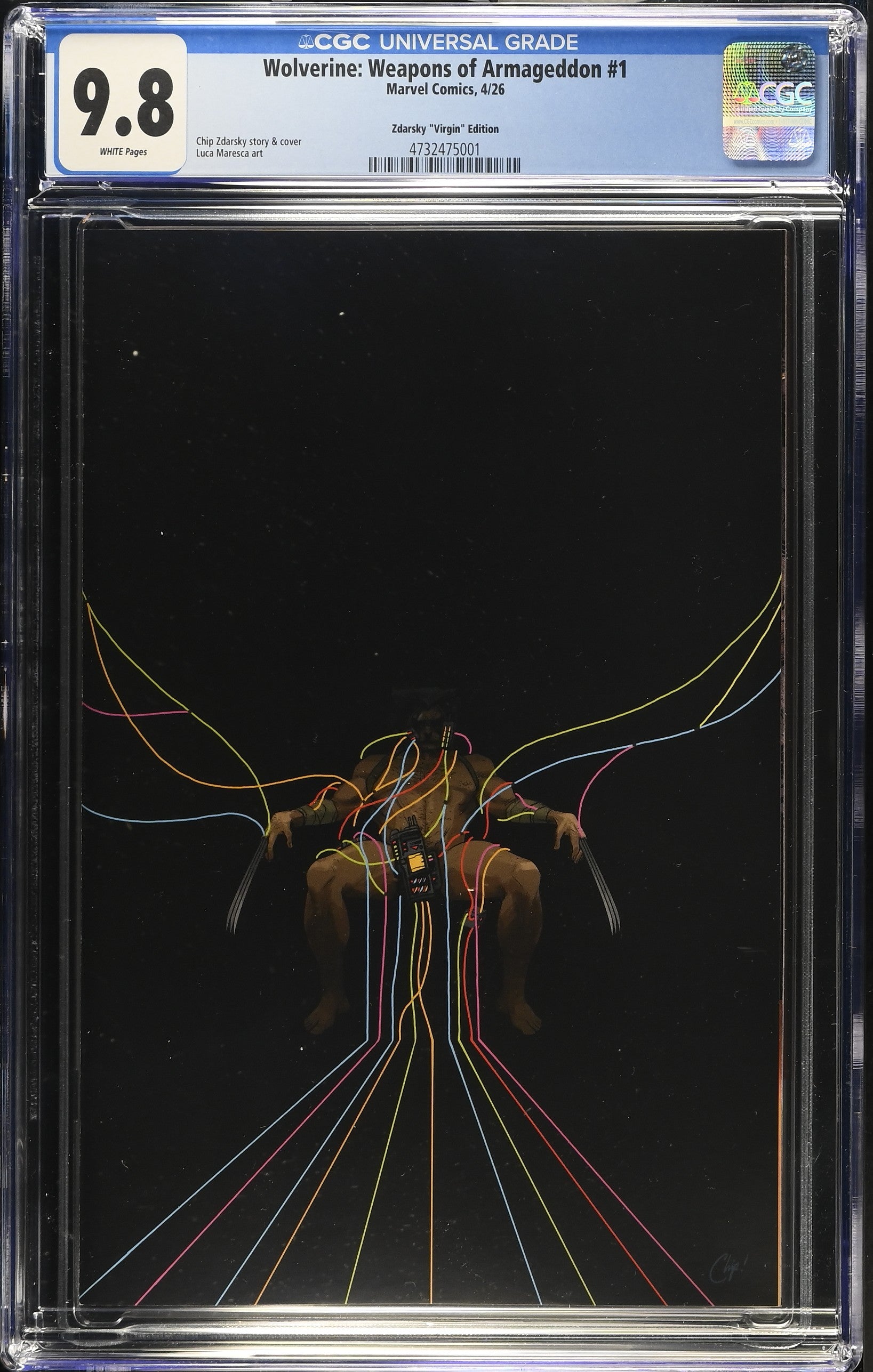 Wolverine: Weapons Of Armageddon #1 Chip Zdarsky Full Art 1:100 Variant CGC 9.8