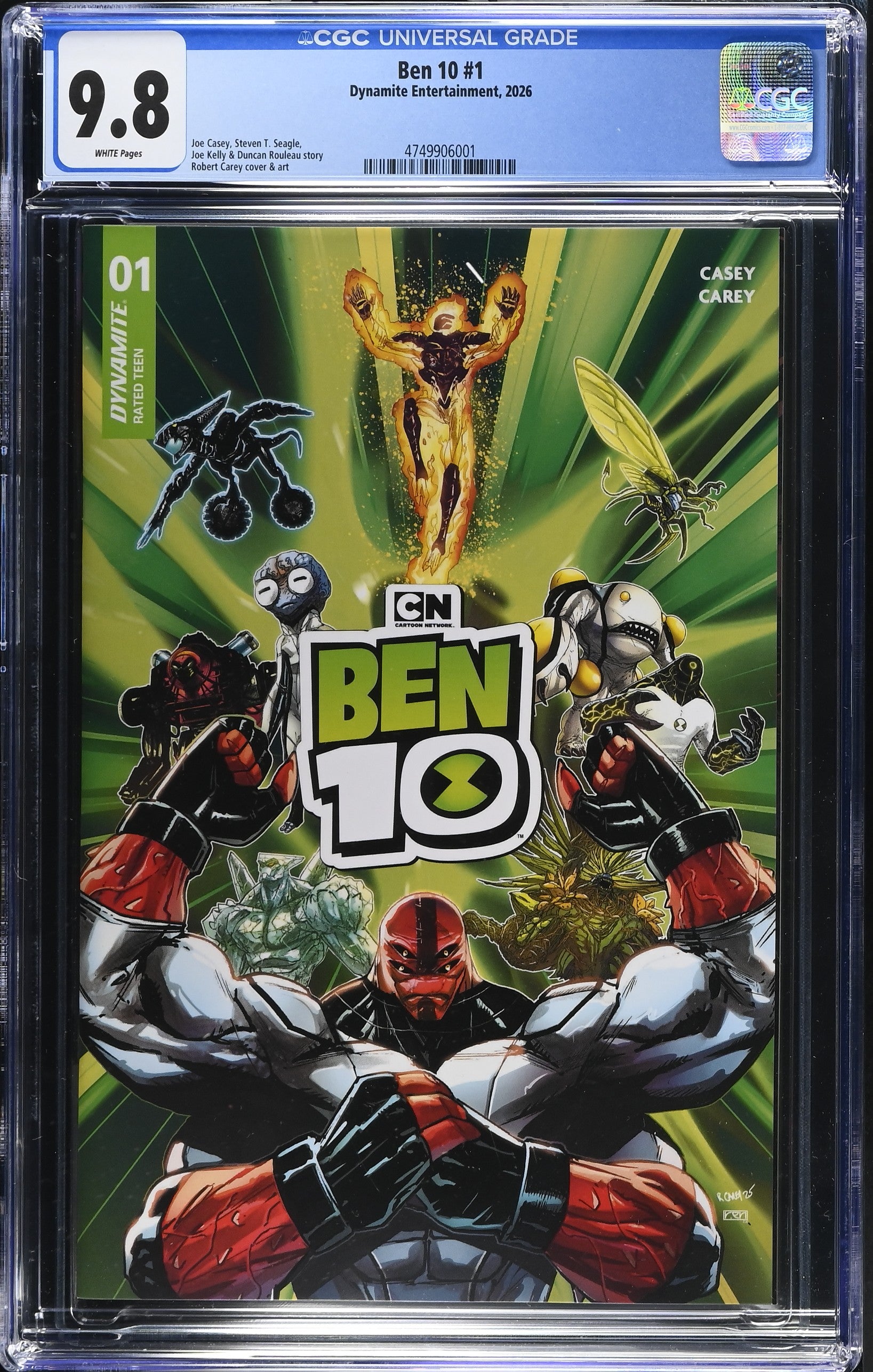 Ben 10 #1 Cover A Robert Carey CGC 9.8