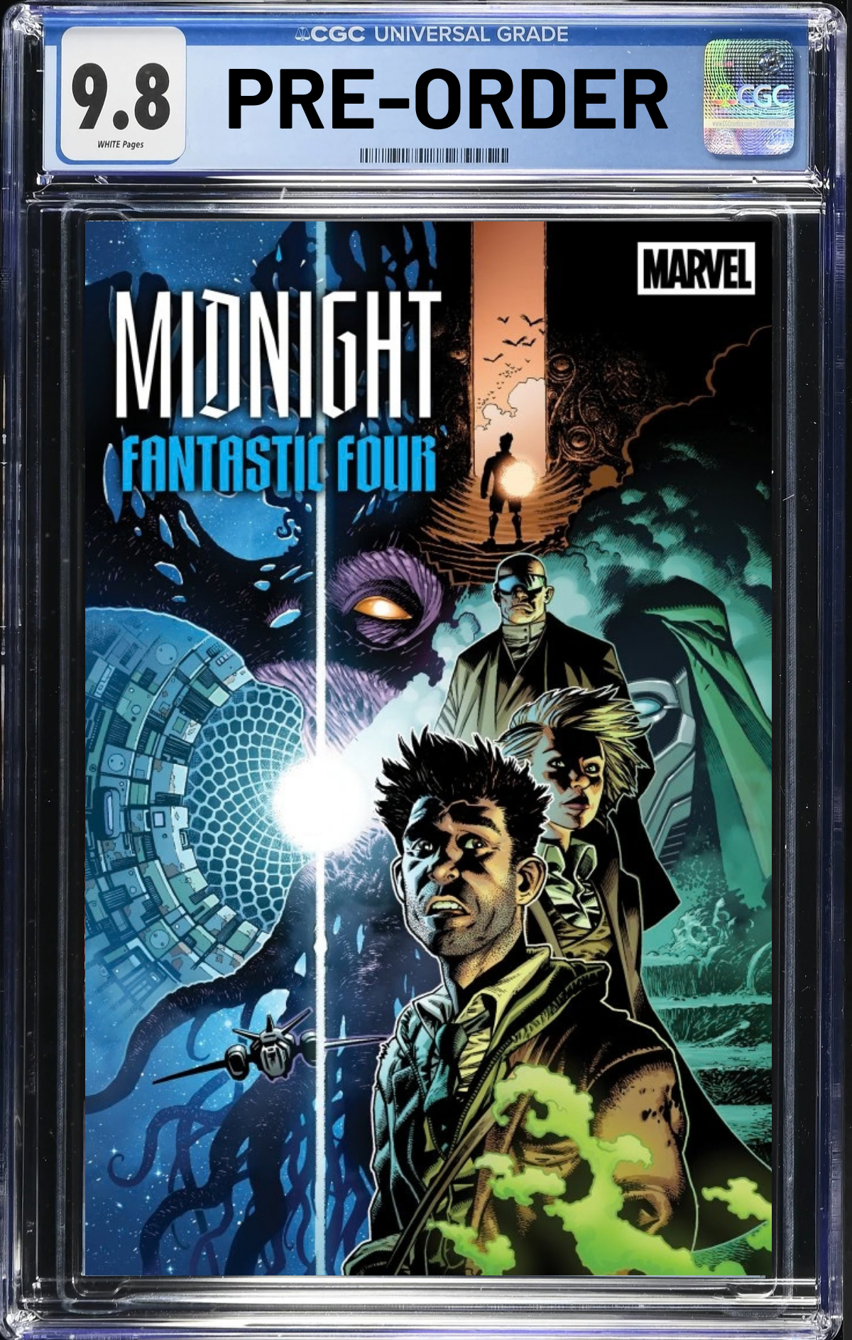 Midnight Fantastic Four #1 2nd Printing Kev Walker Uncloaked CGC 9.8 *PRE-ORDER*