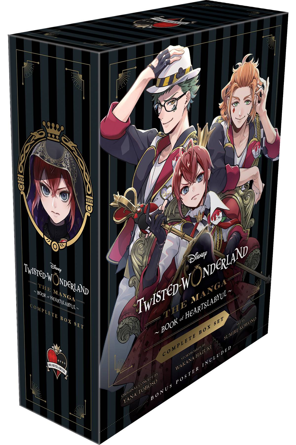 Disney Twisted Wonderland Heartslabyul GN Box Set Vol 1 - 4 *PRE-ORDER*