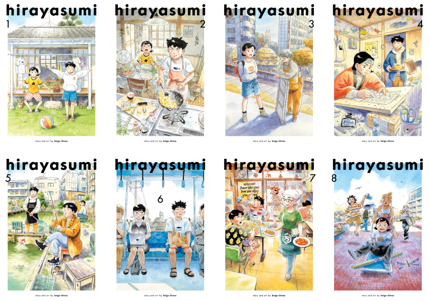 Hirayasumi Bundle Volumes 1-8