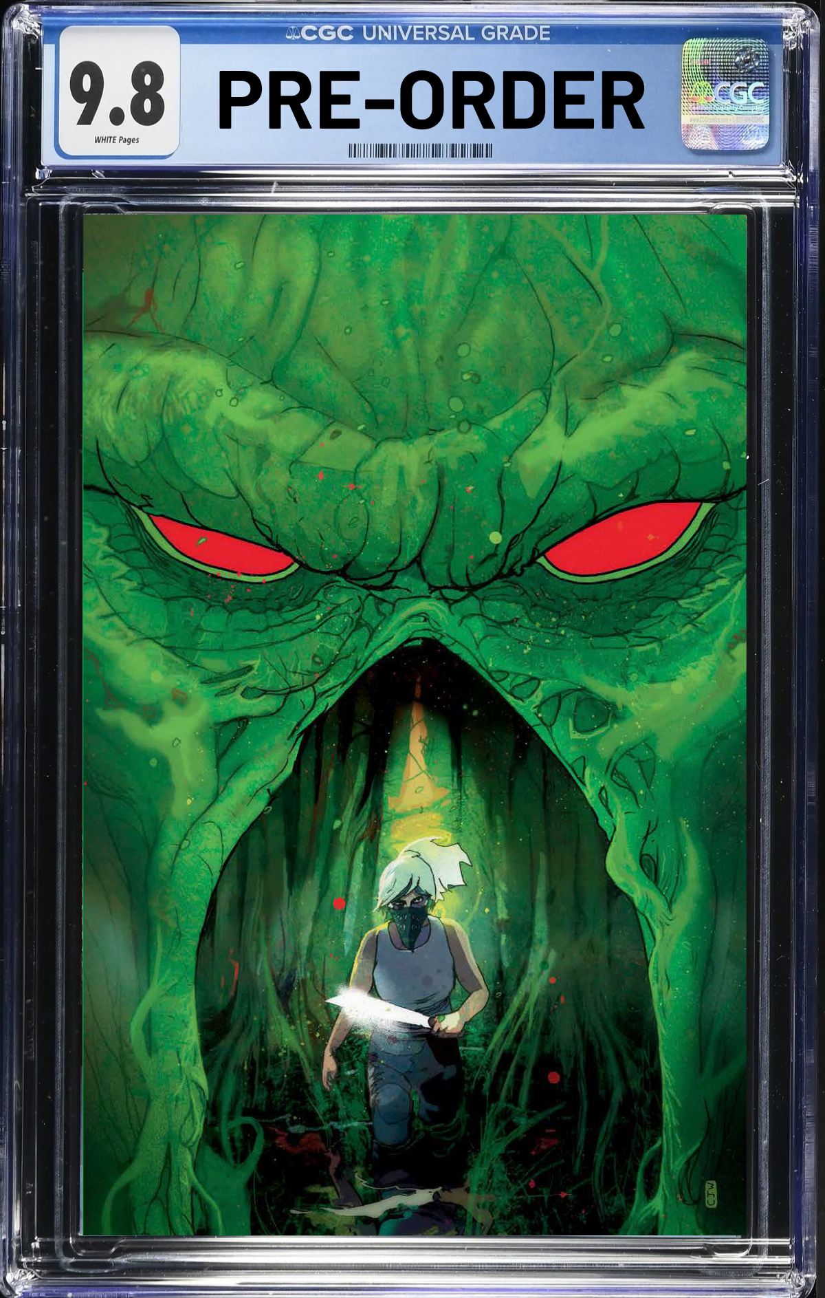 Swamp Thing Is Killing The Children #1 Walt’s Comic Shop Exclusive Virgin Foil Cover CGC 9.8 *PRE-ORDER*