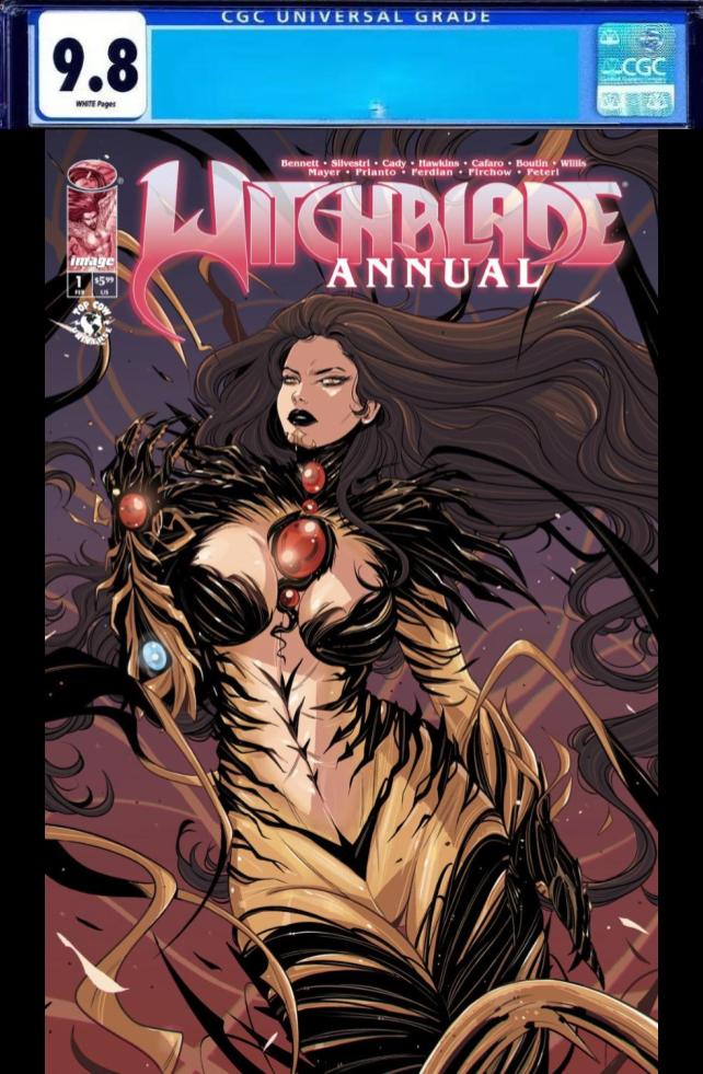 Witchblade Annual 2026 #1 Walt's Comic Shop Exclusive Variant by Luana Vecchio CGC 9.8 *PRE-ORDER*