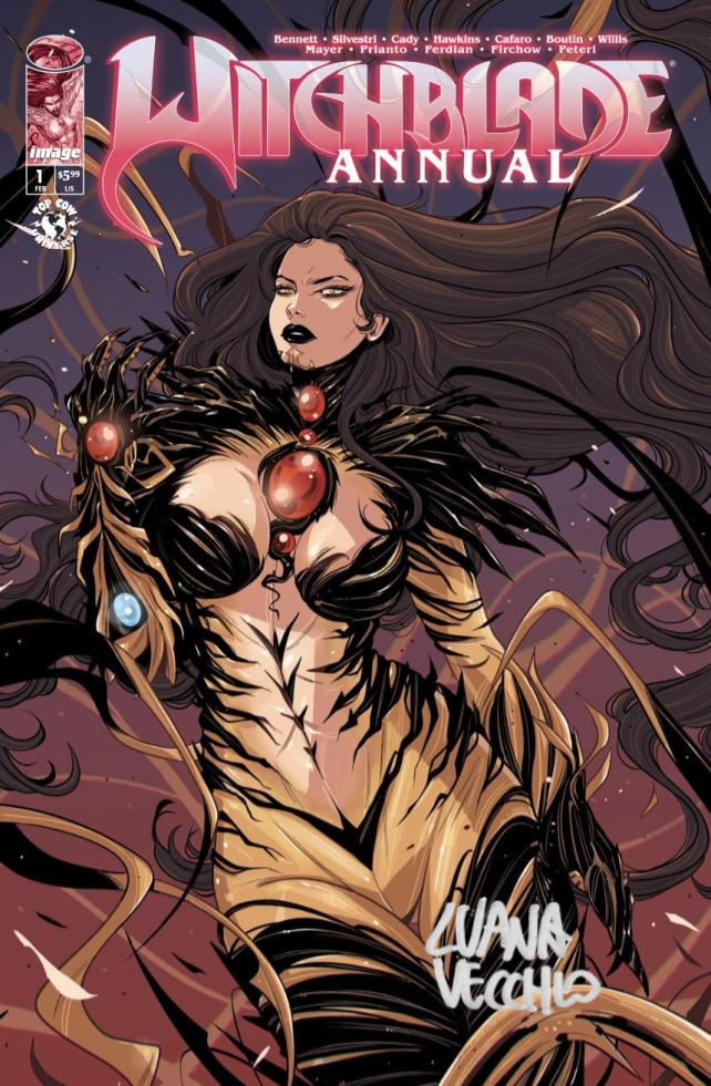 Witchblade Annual 2026 #1 Walt's Comic Shop Exclusive Variant by Luana Vecchio SIGNED *PRE-ORDER*
