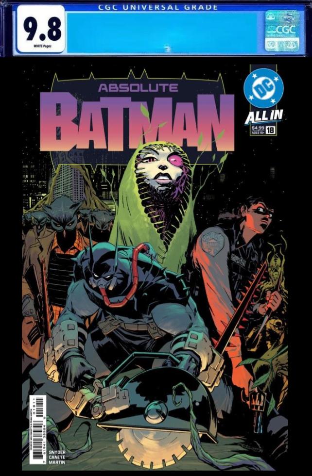 Absolute Batman #18 Cover A CGC 9.8 *PRE-ORDER*