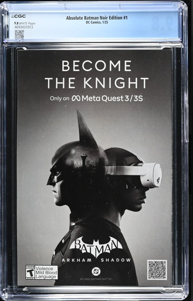 Absolute Batman 1 Noir Edition CGC 9.8 *one per customer* - Walt's Comic Shop