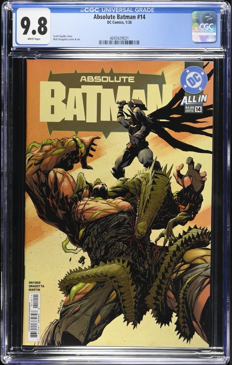 Absolute Batman 14 CGC 9.8 - Walt's Comic Shop