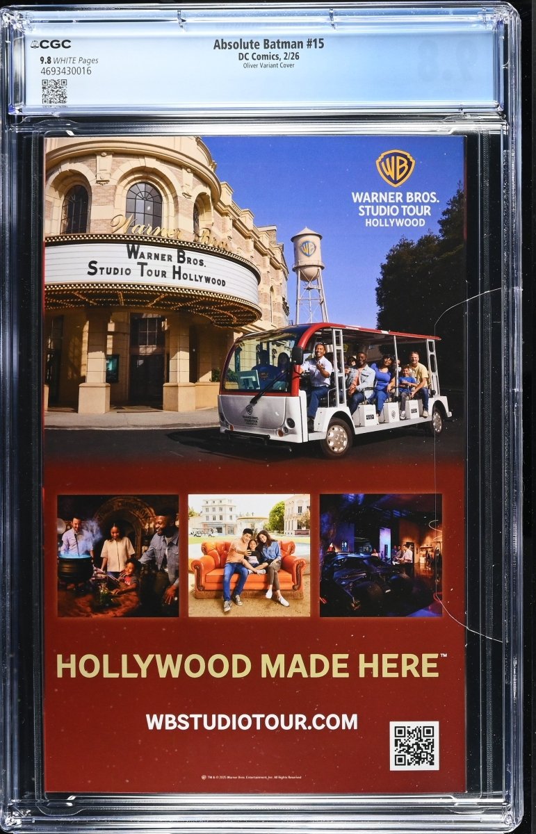 Absolute Batman 15 Cover C Ben Oliver CGC 9.8 - Walt's Comic Shop