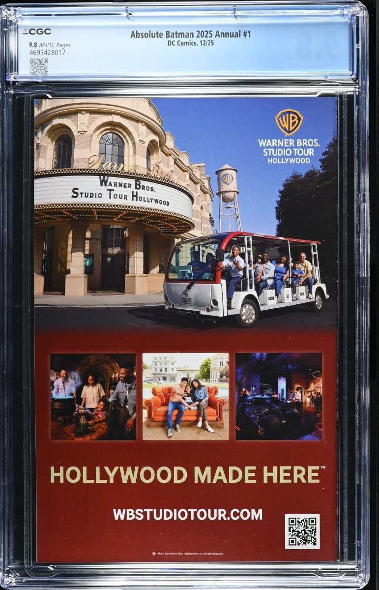 Absolute Batman 2025 Annual 1 1st Print CGC 9.8 *one per customer* - Walt's Comic Shop