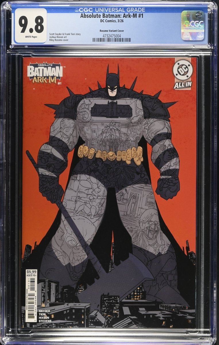 Absolute Batman: Ark M Special 1 Cover C Riley Rossmo Variant CGC 9.8 - Walt's Comic Shop