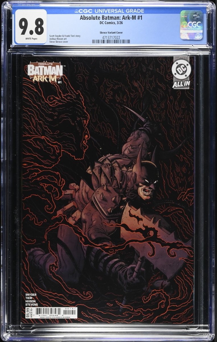 Absolute Batman: Ark M Special 1 Cover D Steve Skroce Variant CGC 9.8 *one per customer* - Walt's Comic Shop