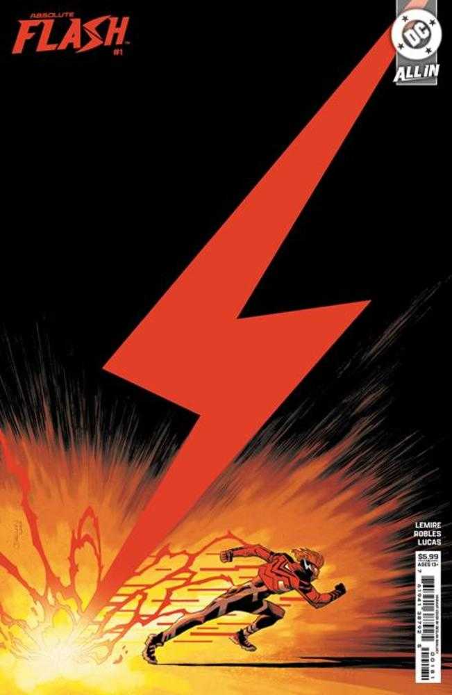 Absolute Flash #1 Cover E Declan Shalvey Card Stock Variant *1 copy per customer* - Walt's Comic Shop