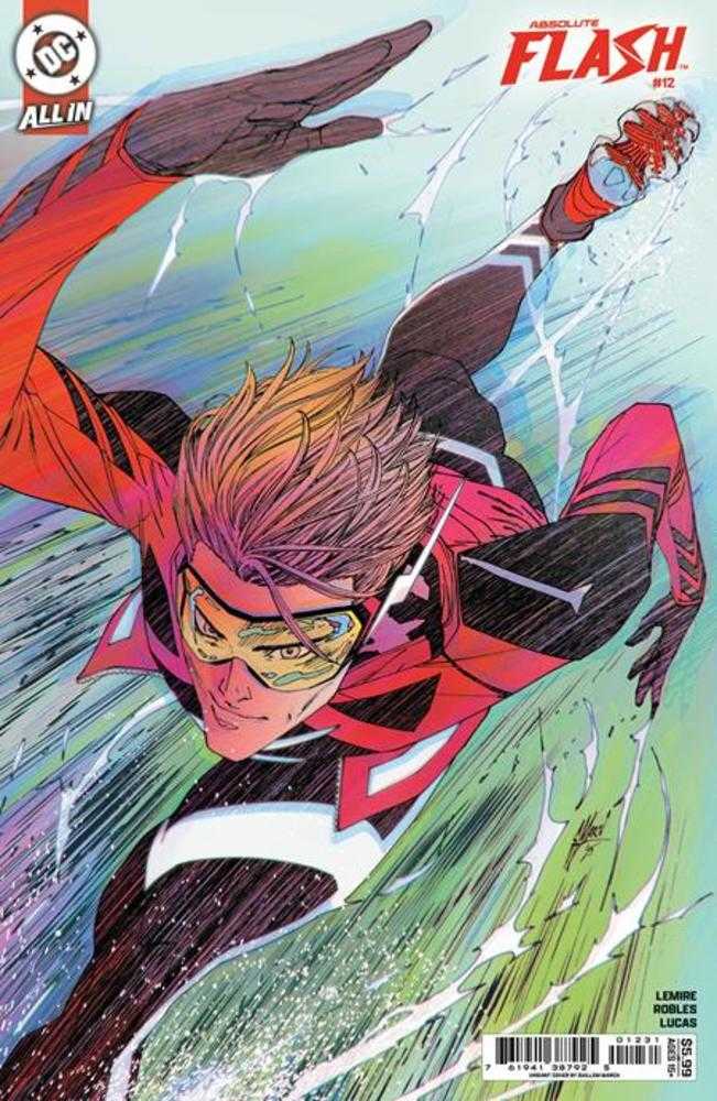 Absolute Flash 12 Cover C Guillem March Card Stock Variant - Walt's Comic Shop
