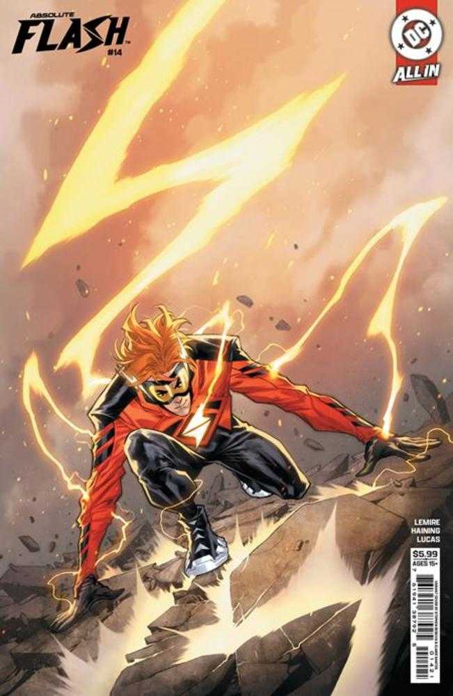 Absolute Flash 14 Cover B Stephen Segovia Card Stock Variant - Walt's Comic Shop