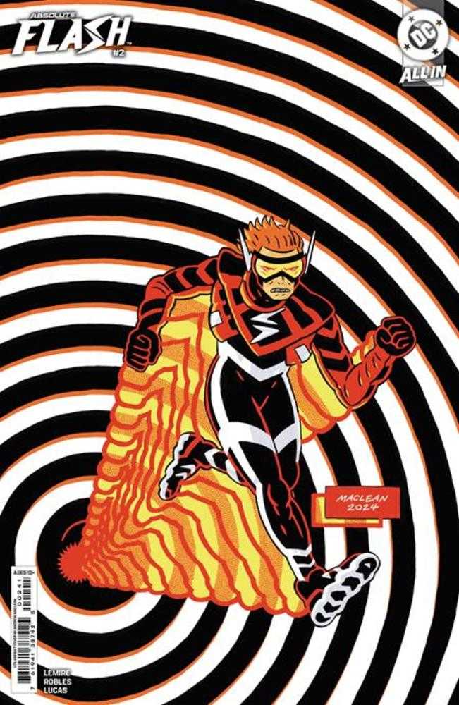 Absolute Flash #2 Cover E Andrew Maclean Card Stock 1:25 Ratio Variant - Walt's Comic Shop