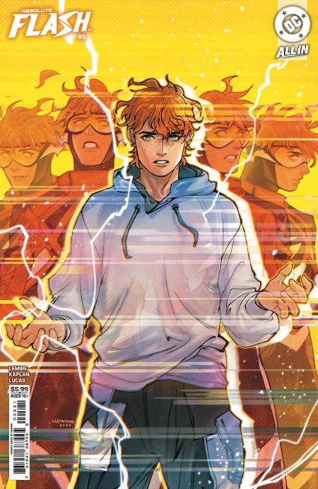Absolute Flash 5 Cover B Haining Card Stock Variant - Walt's Comic Shop