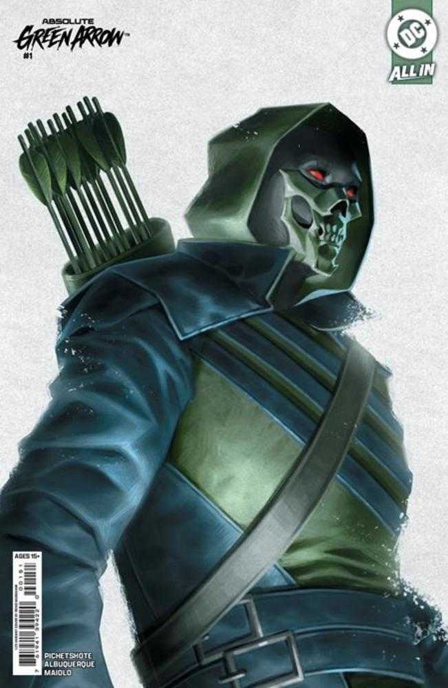 Absolute Green Arrow 1 (Of 6) Cover H Reiko Murakami Card Stock 1:25 Ratio Variant - Walt's Comic Shop