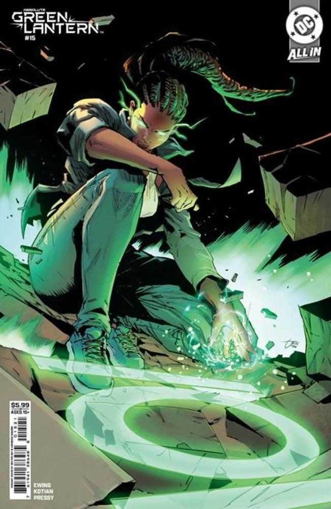 Absolute Green Lantern 15 Cover B Dexter Soy Card Stock Variant - Walt's Comic Shop