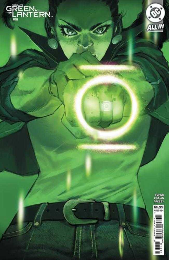 Absolute Green Lantern 16 Cover C Eric Canete Card Stock Variant - Walt's Comic Shop