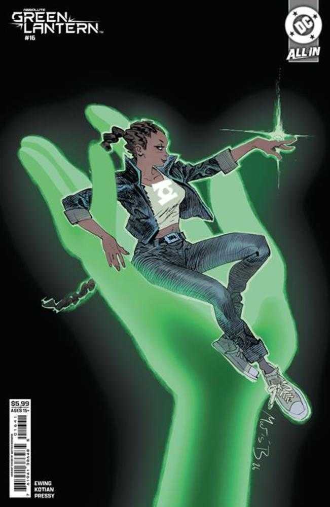 Absolute Green Lantern 16 Cover D Matias Bergara Card Stock Variant - Walt's Comic Shop