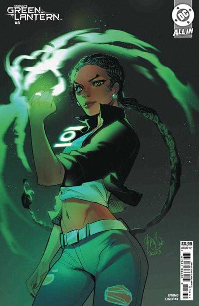 Absolute Green Lantern 8 Cover C Mirka Andolfo Card Stock Variant - Walt's Comic Shop