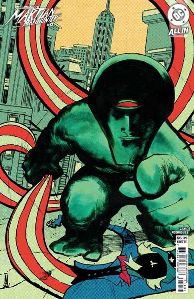 Absolute Martian Manhunter 12 Cover C Werther Dell Edera Card Stock Variant - Walt's Comic Shop