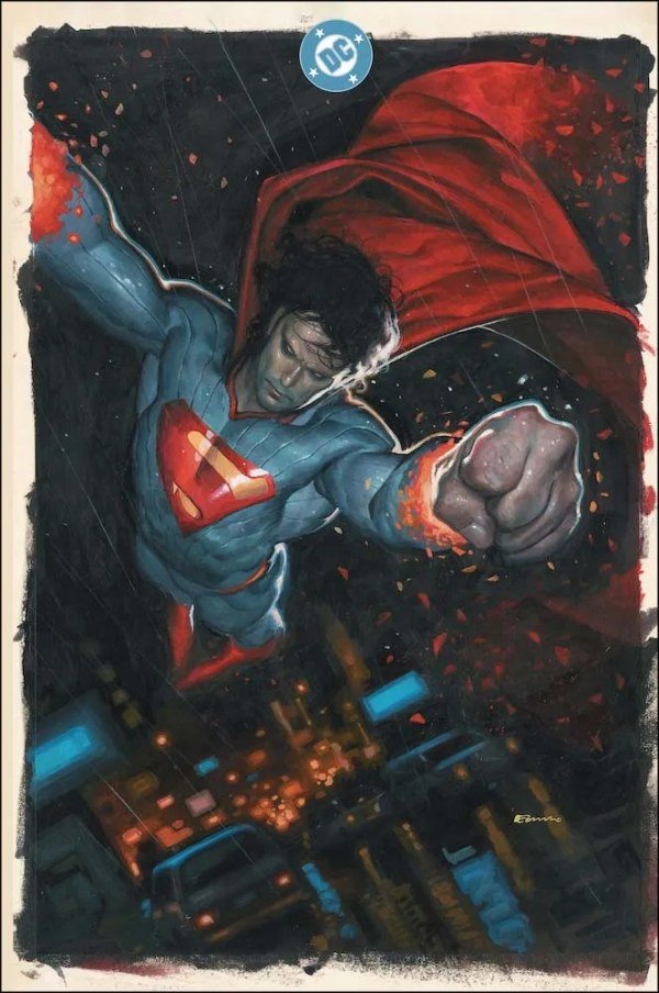 Absolute Superman #1 Diamond UK Fabrizio De Tommaso Full Bleed Variant *Max 1 copy per customer* - Walt's Comic Shop