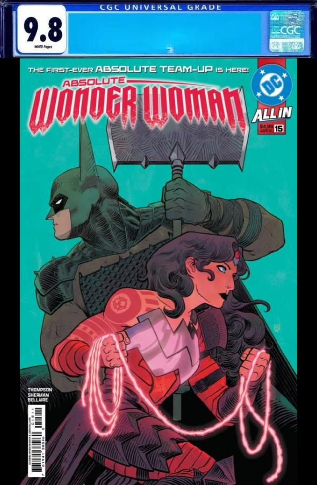 Absolute Wonder Woman 15 CGC 9.8 *PRE - ORDER* - Walt's Comic Shop