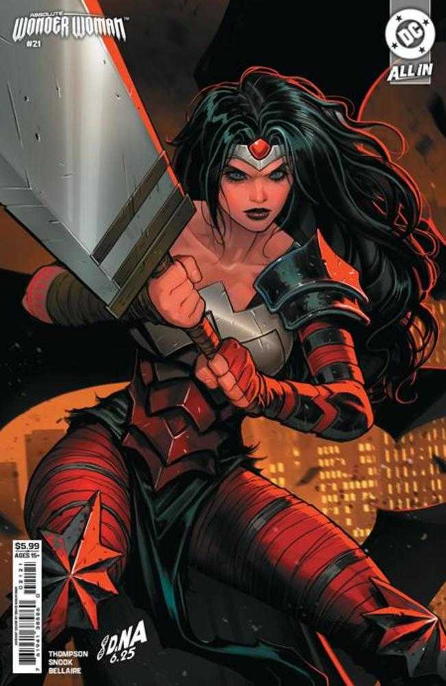 Absolute Wonder Woman 21 Cover B David Nakayama Connecting Card Stock Variant - Walt's Comic Shop