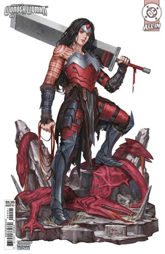 Absolute Wonder Woman 9 Cover B Inhyuk Lee Card Stock Variant - Walt's Comic Shop