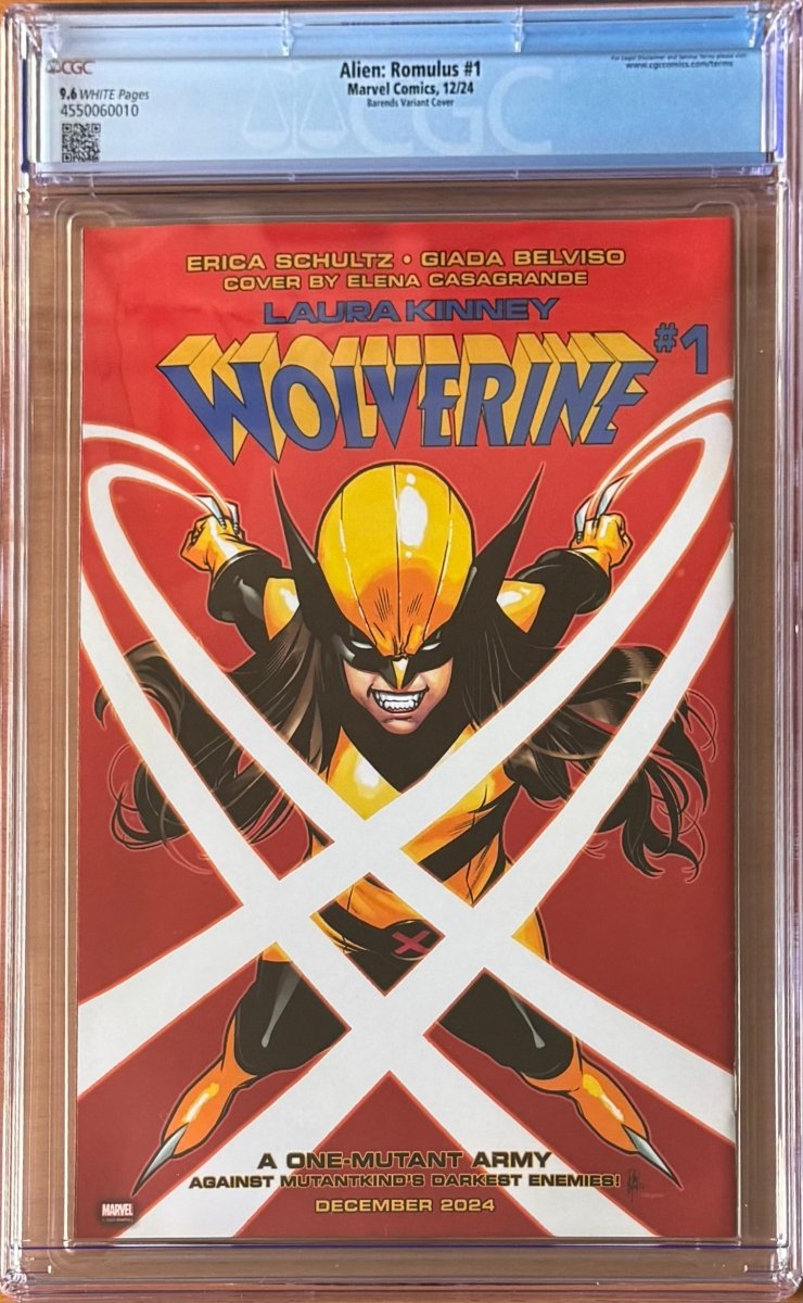 Alien: Romulus #1 Barends Incentive Variant CGC 9.6 - Walt's Comic Shop