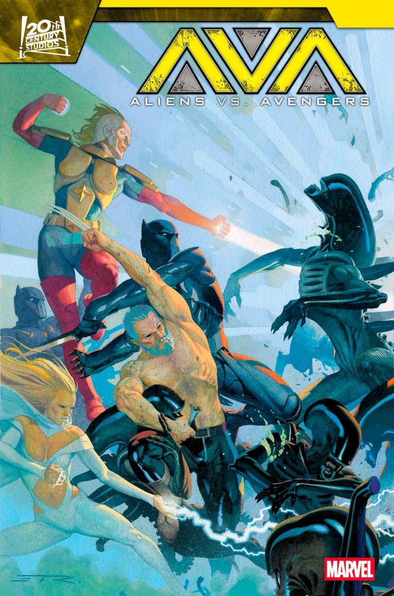 Aliens vs Avengers 4 (Of 4) - Walt's Comic Shop