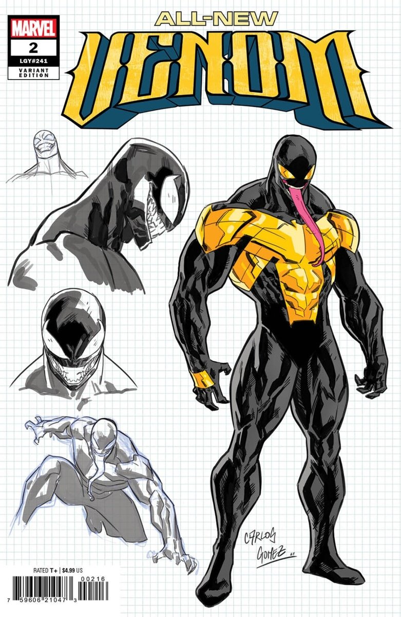 All - New Venom #2 Carlos Gomez Design Variant - Walt's Comic Shop