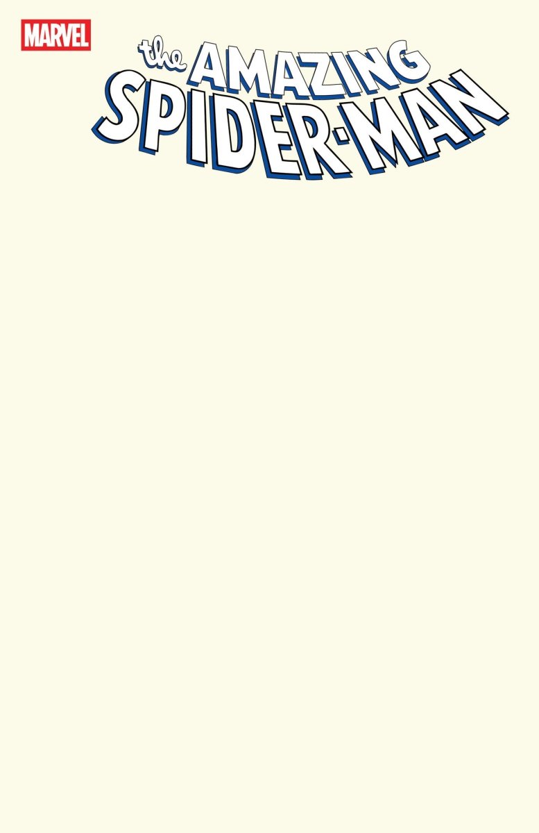 Amazing Spider - Man #1 Blank Cover Variant - Walt's Comic Shop