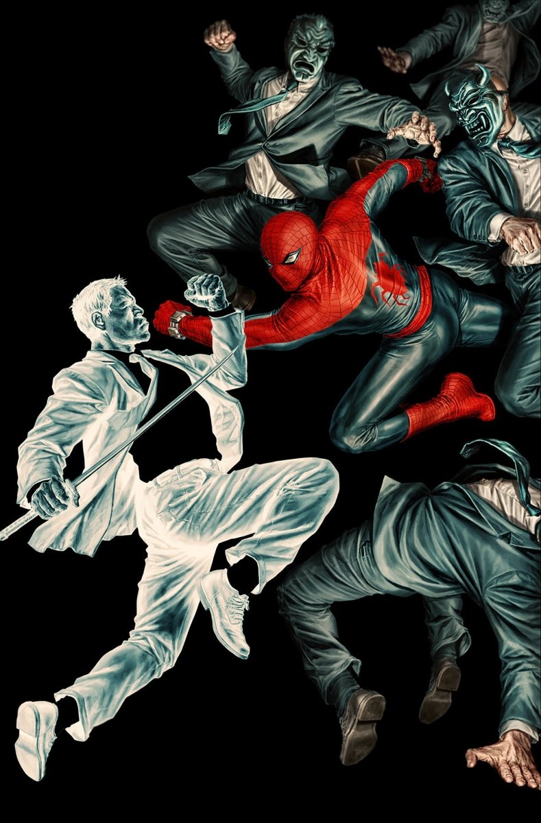 Amazing Spider - Man 28 Lee Bermejo Amazing Visions Full Art Variant - Walt's Comic Shop
