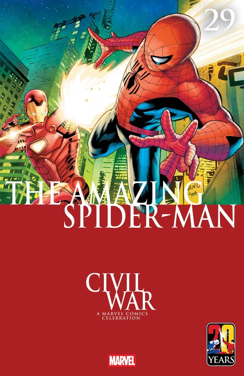 Amazing Spider - Man 29 Greg Land Civil War Celebration Variant - Walt's Comic Shop