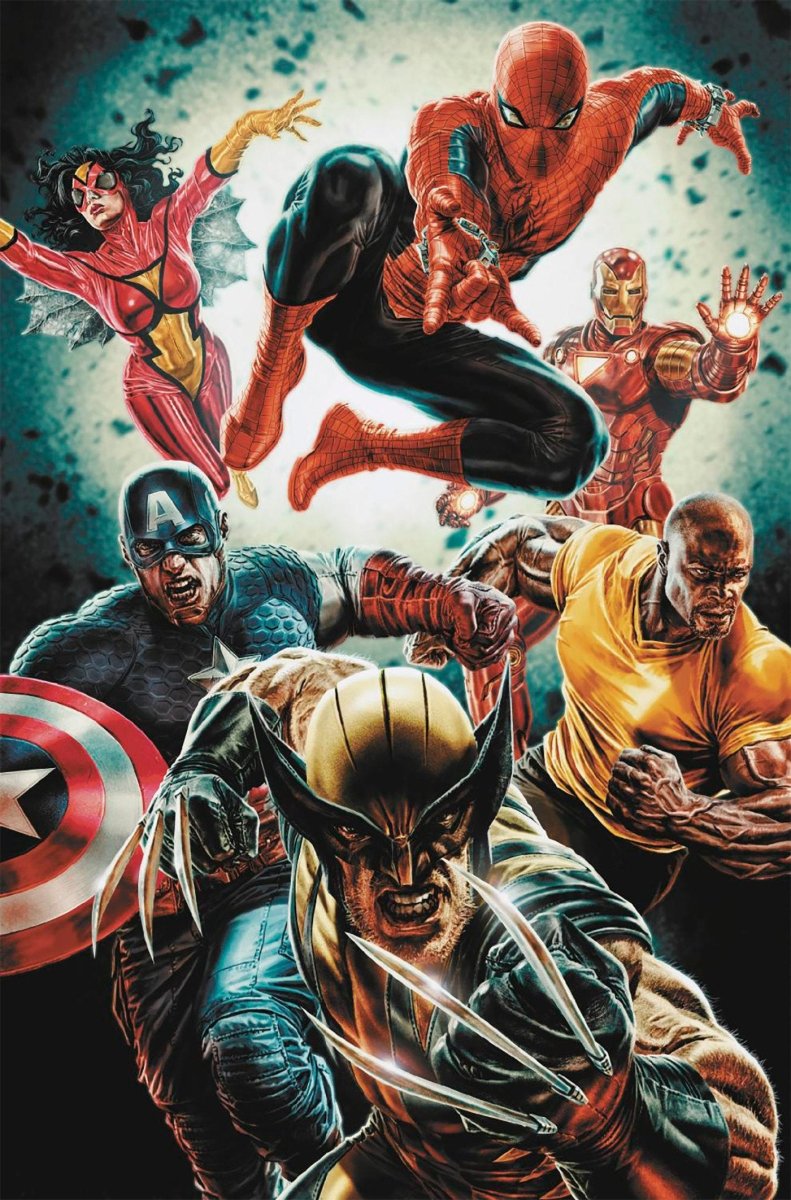 Amazing Spider - Man 29 Lee Bermejo Amazing Visions Full Art 1:100 Ratio Variant - Walt's Comic Shop