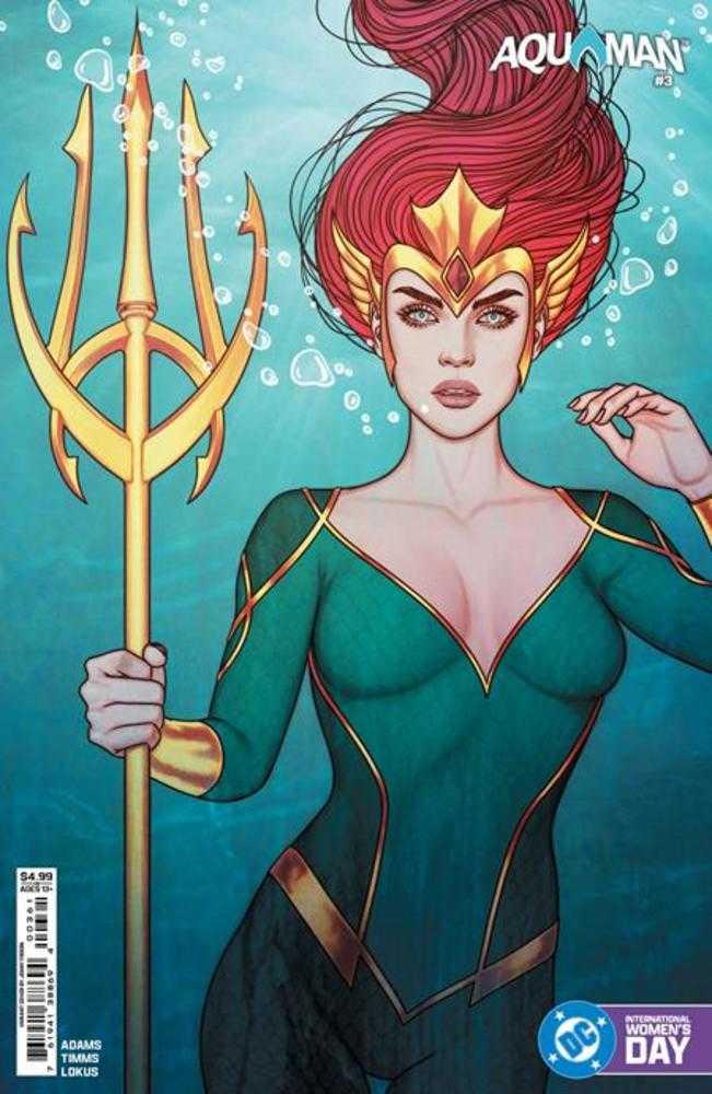 Aquaman #3 Cover E Jenny Frison International Womens Day Mera Card Stock Variant - Walt's Comic Shop