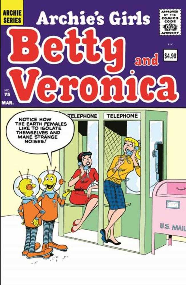 Archie Facsimile 7 Betty And Veronica 75 Cover A Bob White - Walt's Comic Shop